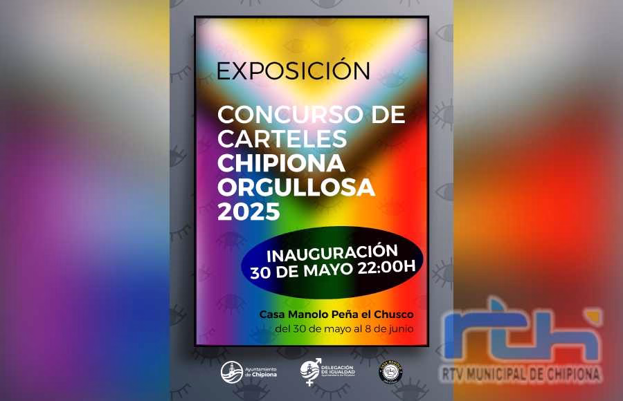 Las 32 obras presentadas al concurso de carteles ‘Chipiona Orgullosa’ se exponen desde mañana en la sala Espacio Vacío