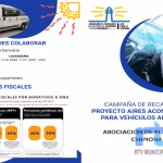 La asociación de Alzheimer de Chipiona lanza una campaña para lograr mejoras en el aire acondicionado de sus vehículos