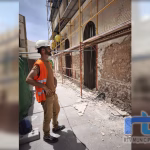 Comienzan las obras de rehabilitación de la fachada este del Castillo de Chipiona