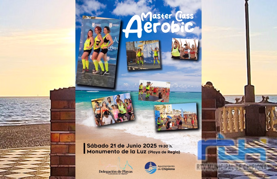 Mañana arranca la programación de actividades lúdicas en las playas de Chipiona con una master class de aerobic