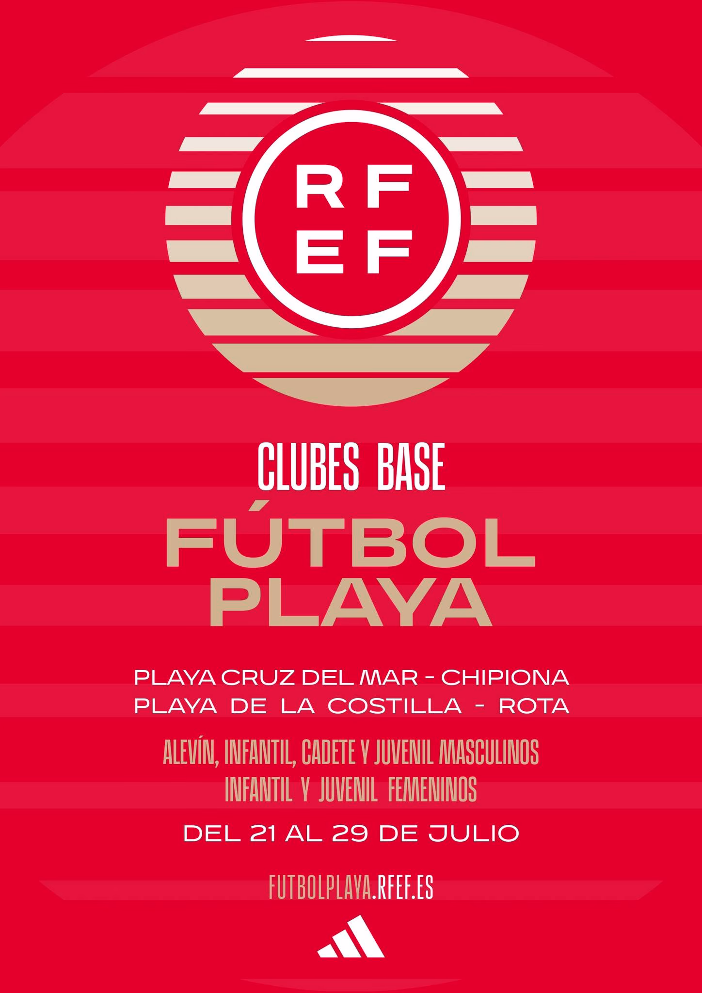 El fútbol playa protagonista en Chipiona desde hoy con campeonatos de España de Clubes Base