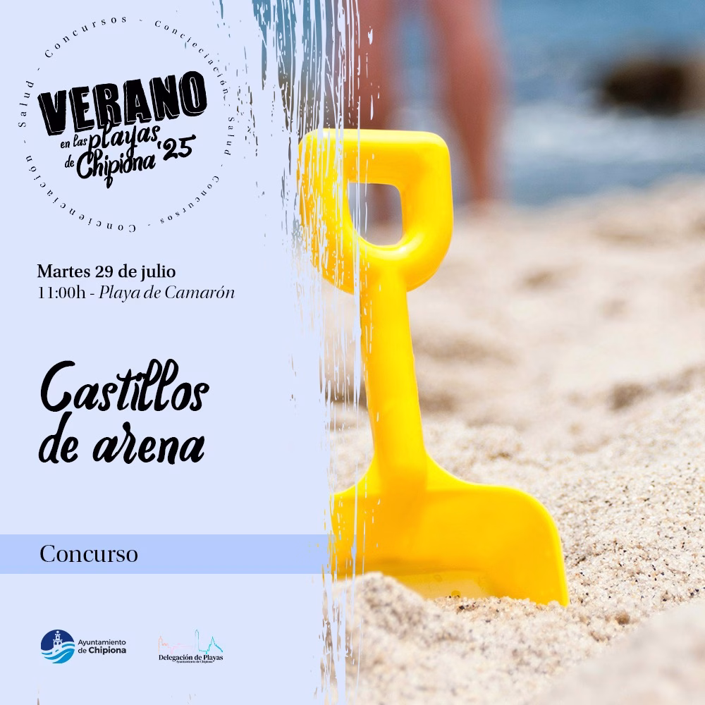 El programa veraniego en las playas de Chipiona ofrece esta semana castillos en la arena, música y salud y títeres por el medio ambiente