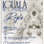 Convocada la ‘igualá’ de la cuadrilla de costaleros para la procesión de la Virgen de Regla