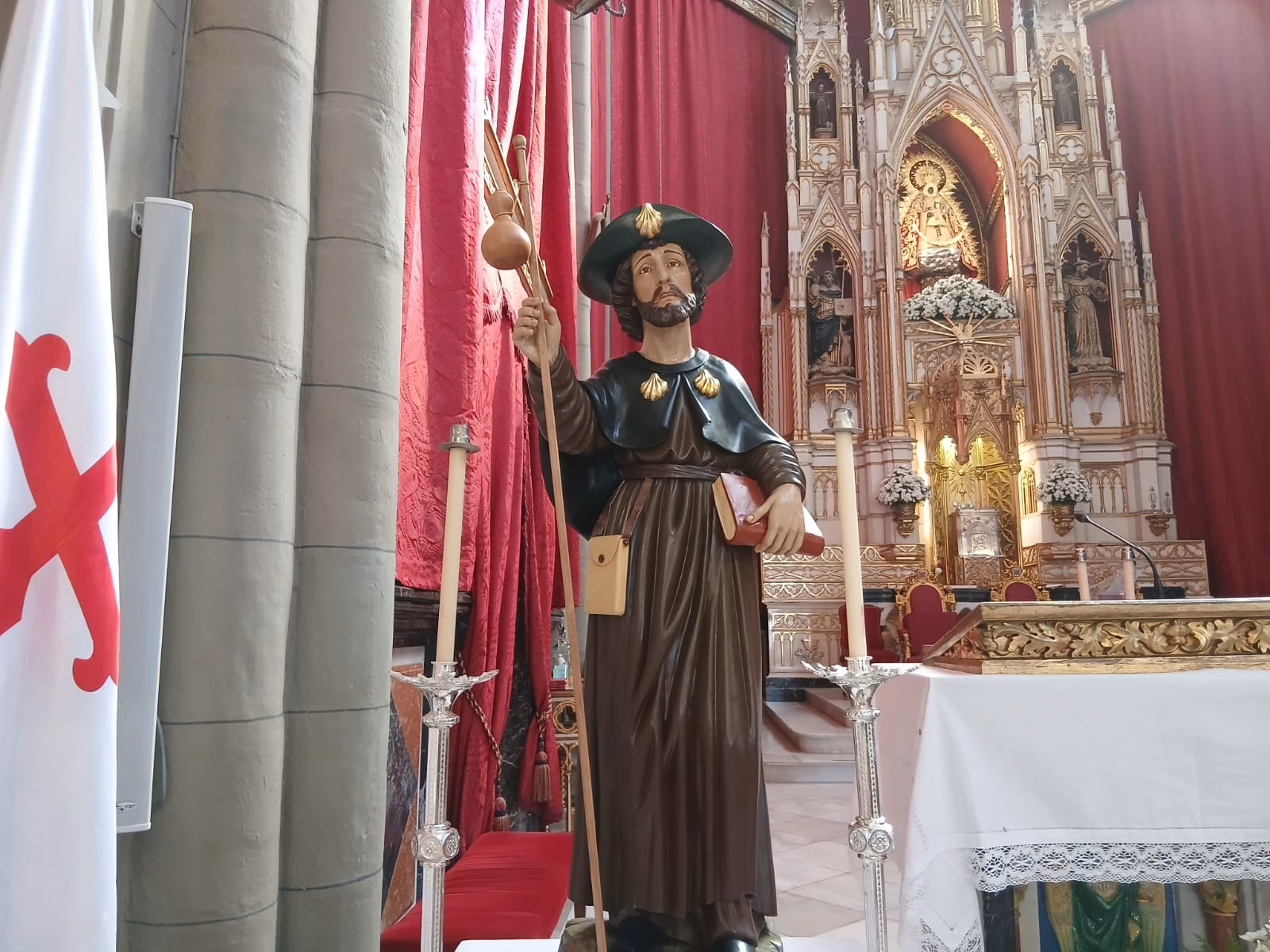 Una misa solemne cierra esta tarde los actos de la festividad de Santiago Apóstol en Chipiona