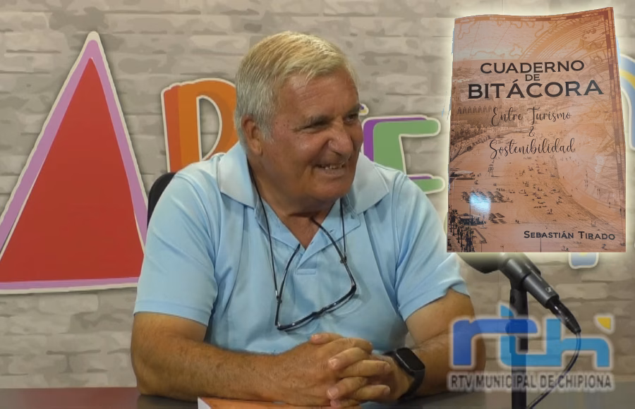 Sebastián Tirado anuncia que el lunes verá la luz su libro ‘Cuaderno de Bitácora 3. Entre Turismo y Sostenibilidad’