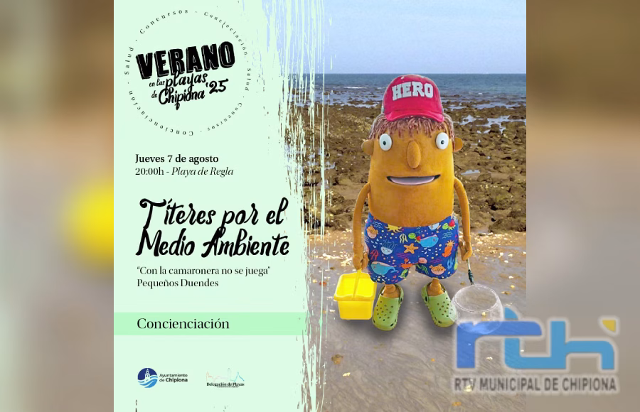 Sensibilización sobre el daño de las camaroneras mediante títeres esta tarde en la playa de la Cruz del Mar