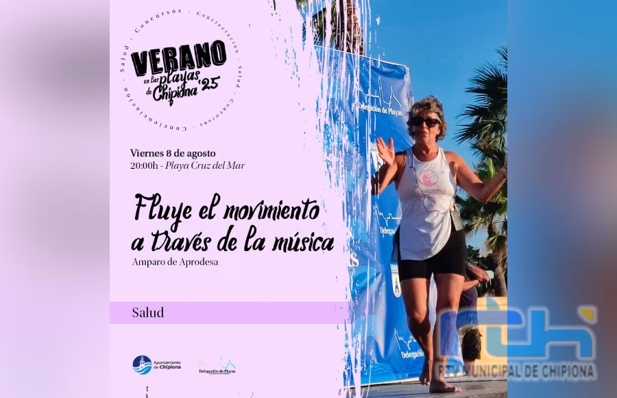 Gimnasia y música se dan la mano esta tarde en la playa de la Cruz del Mar-El Muelle