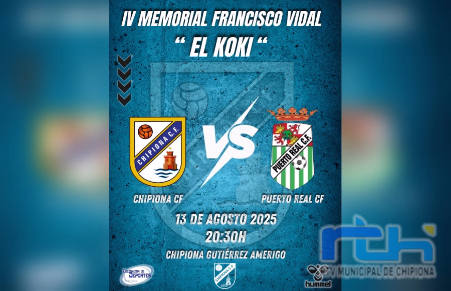 Mañana arrancan los trofeos de verano del Chipiona Club de Fútbol con el Memorial Francisco Vidal ‘Koki’