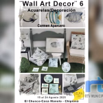 Últimos días para ver en la sala Espacio Vacío la muestra ‘Wall art decor 6’ de Mari Carmen Aparcero