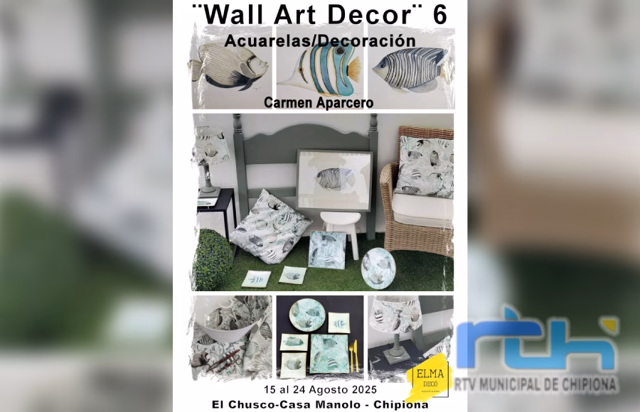 Últimos días para ver en la sala Espacio Vacío la muestra ‘Wall art decor 6’ de Mari Carmen Aparcero
