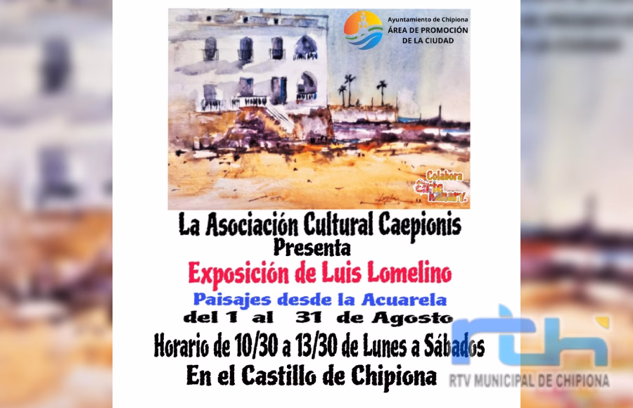 Últimos días para visitar en la sala de la asociación Caepionis la muestra de Luis Lomelino ‘Paisajes desde al Acuarela’
