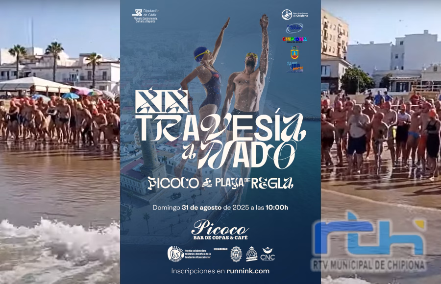 223 inscritos para participar en la Travesía a Nado Picoco-Playa de Regla que se celebra este domingo en Chipiona