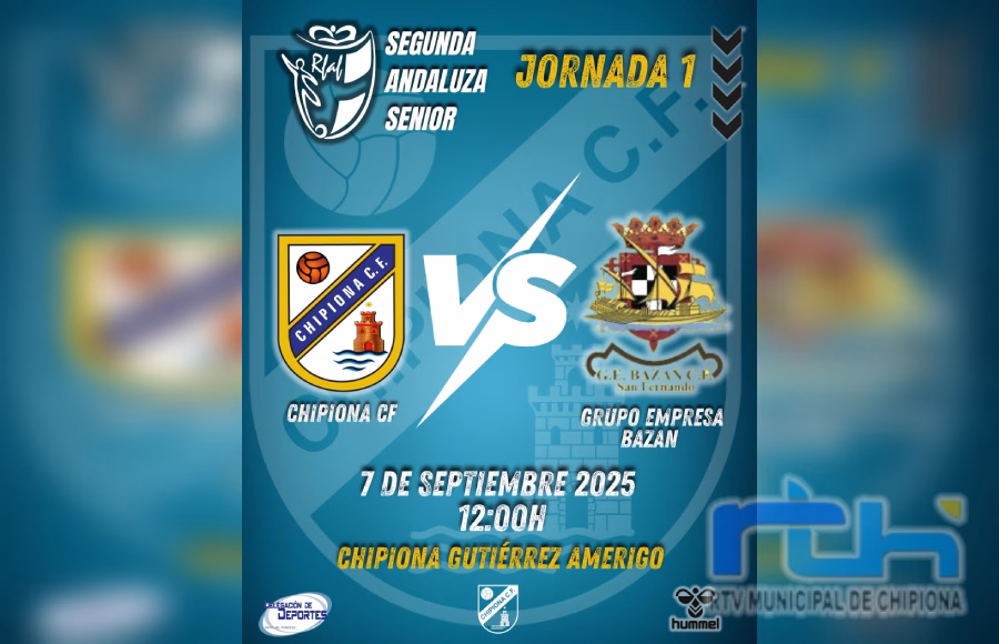 El Chipiona C.F comienza este domingo en casa la temporada 2025/2026
