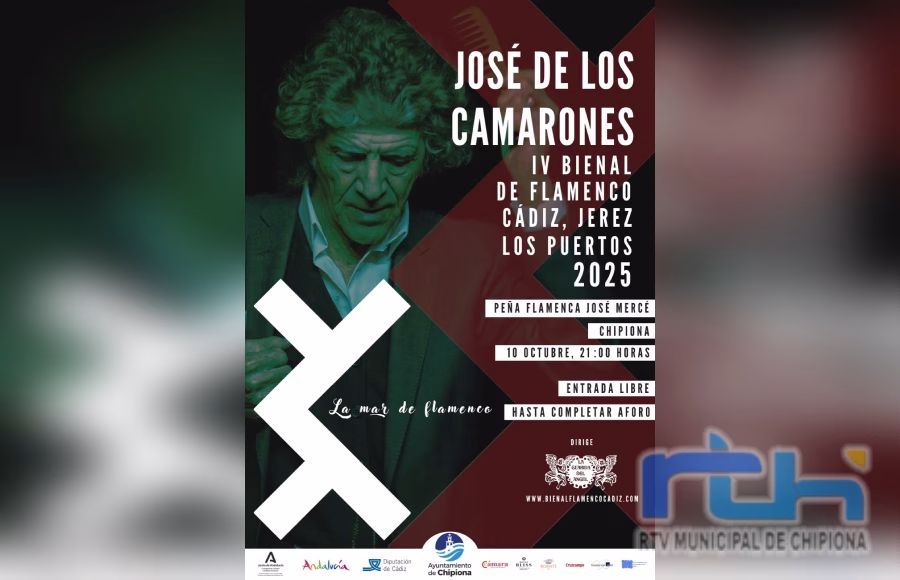 Chipiona se incorpora a la Bienal de Flamenco de Cádiz, Jerez y Los Puertos con un recital de José de los Camarones