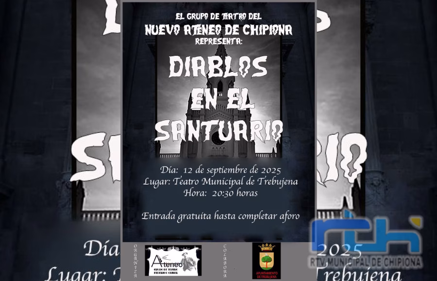 Nuevo Ateneo representa este viernes en el Teatro Municipal de Trebujena la obra ‘Diablos en el Santuario’