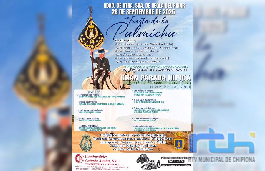La Hermandad del Pinar homenajeará por su compromiso a seis mujeres en la Fiesta de la Palmicha de este año