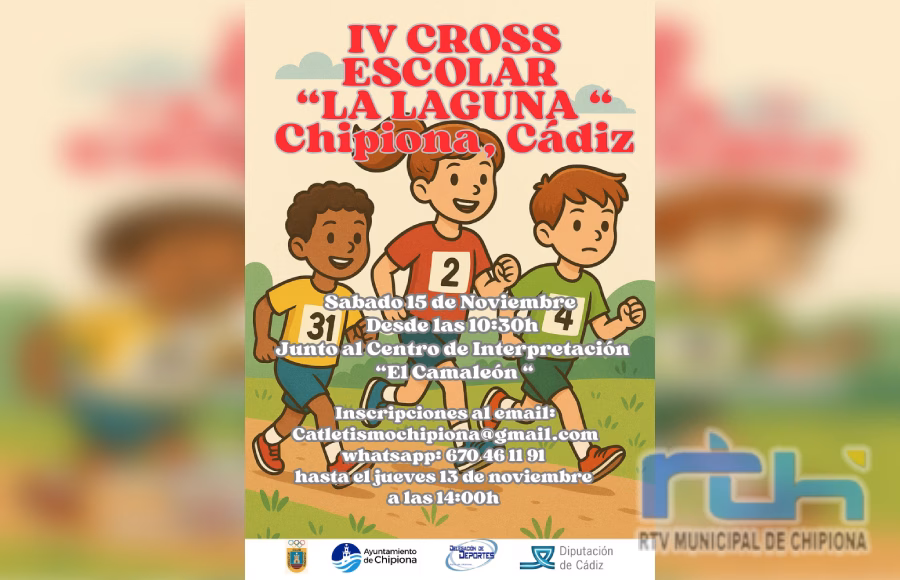 El IV Cross Escolar ‘La Laguna’ se celebra el próximo sábado 15 de noviembre