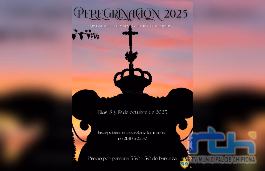 La Hermandad de Chipiona peregrina el próximo fin de semana andando al Rocío
