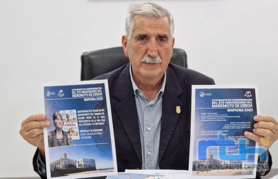Presentadas las actividades del programa que conmemora en Chipiona los sucesos acaecidos a causa del Maremoto de 1755