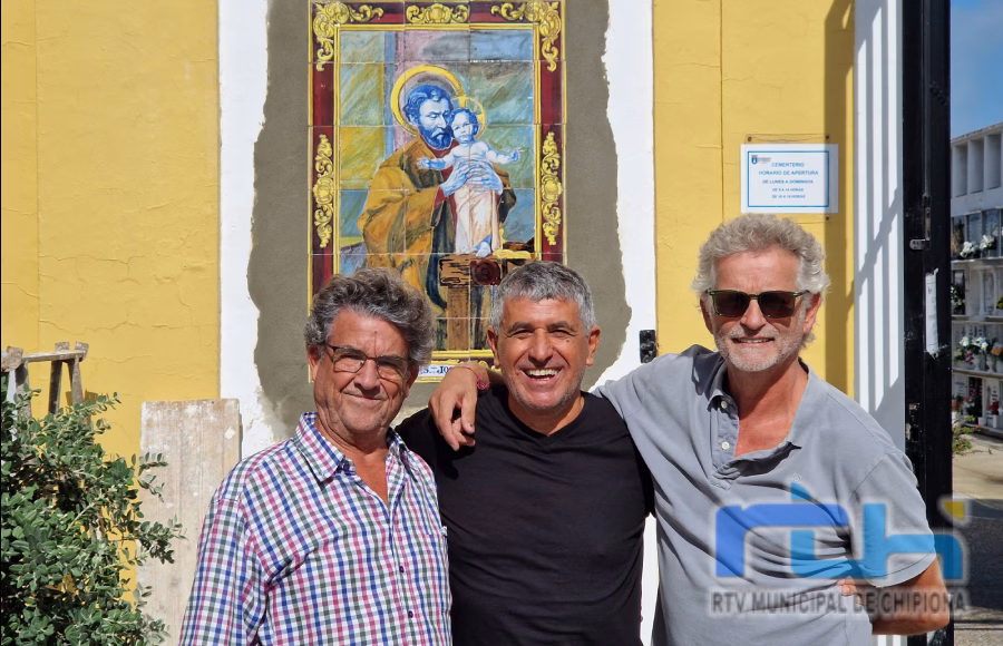 El próximo domingo se inaugura una cerámica de San José cedida por Diego Montalbán ubicada en la entrada al cementerio municipal