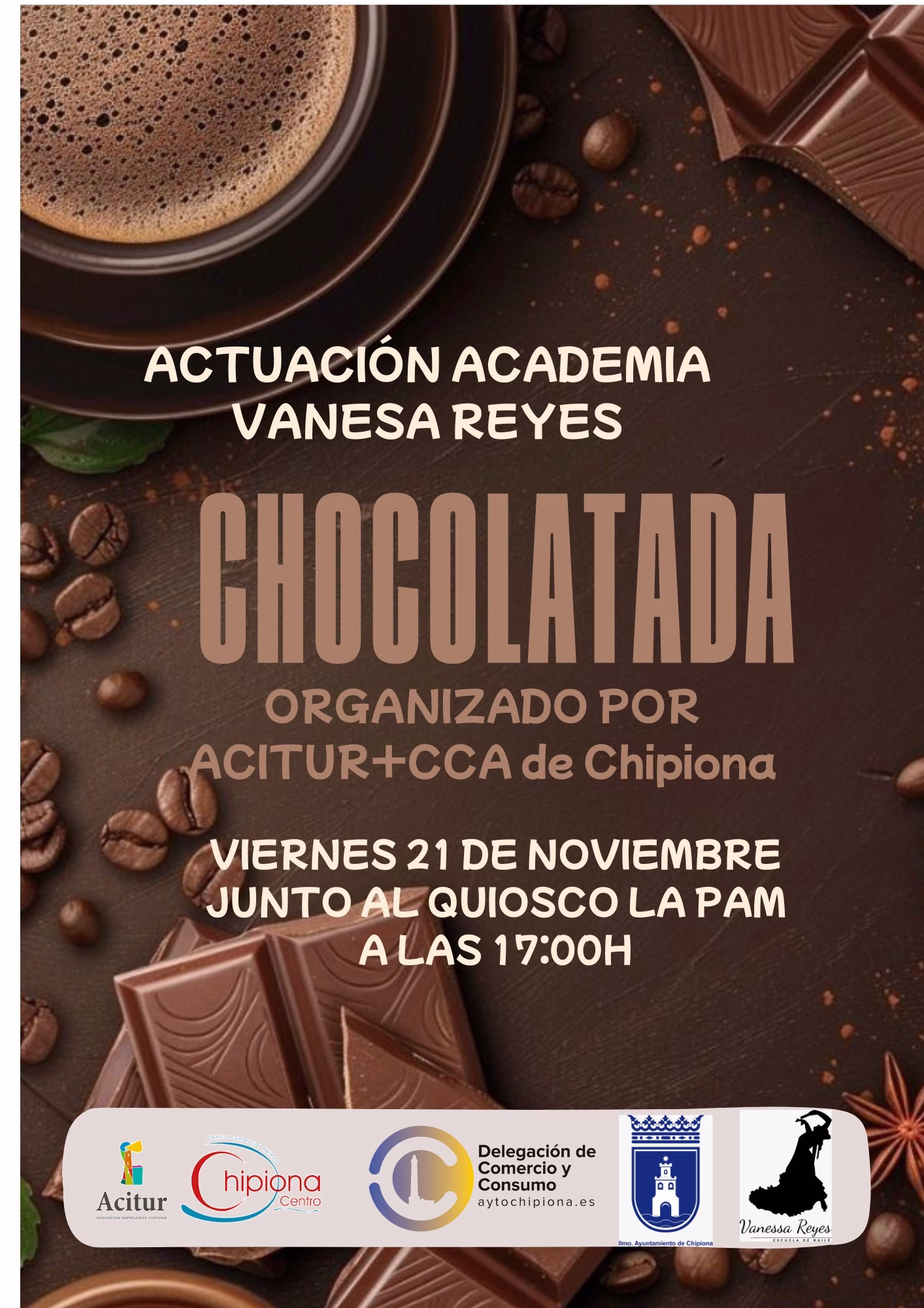 ACITUR y CCA organizan una nueva chocolatada para el viernes 21 de noviembre