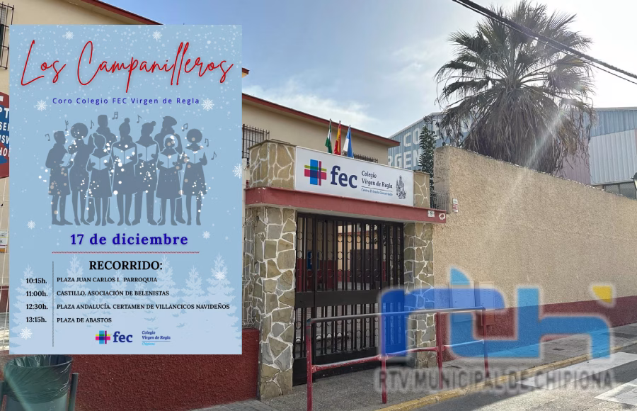 Vuelven los campanilleros del Colegio FEC Virgen de Regla a las calles de Chipiona