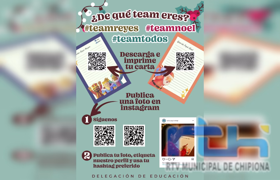 Educación lanza una iniciativa para que los niños y niñas puedan descargar su modelo de carta para Papá Noel o Los Reyes Magos