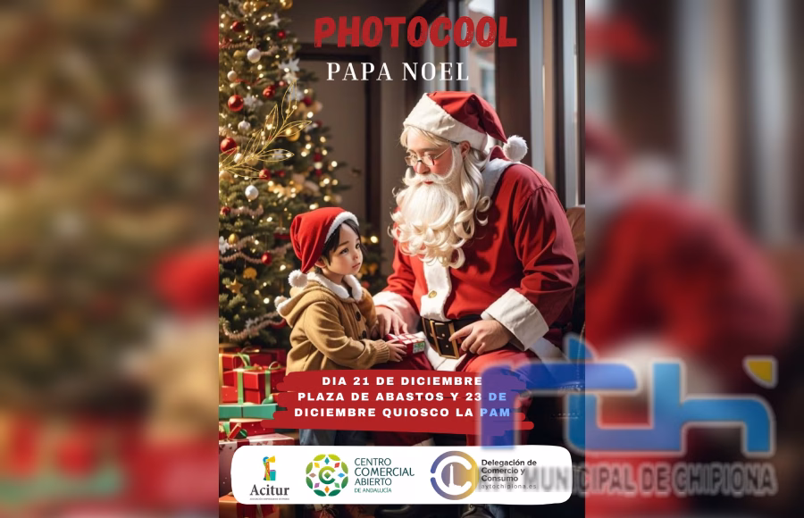 La dinamización comercial de ACITUR y CCA traen esta semana el photocall de Papá Noel