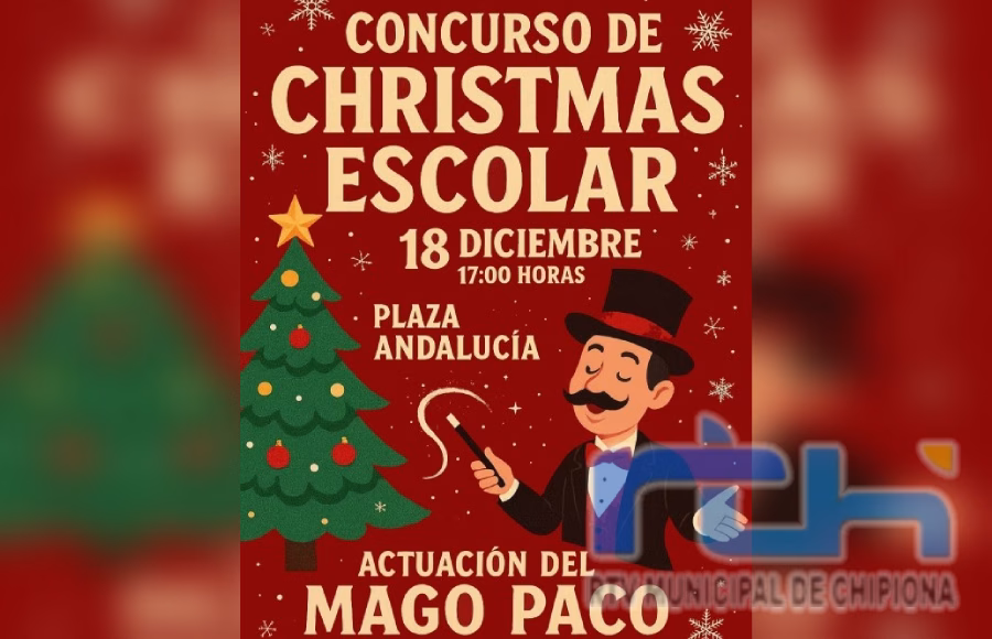 Educación entrega mañana los premios del concurso de christmas realizado en los centros educativos de Chipiona