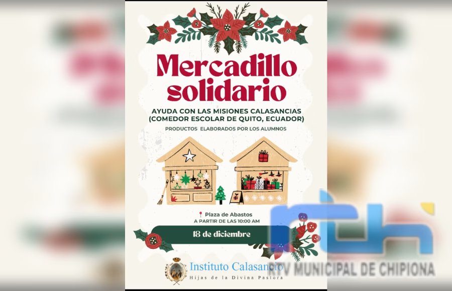 La Plaza de Abastos acoge mañana un mercadillo solidario organizado por el colegio Divina Pastora a beneficio del comedor escolar de Quito en Ecuador