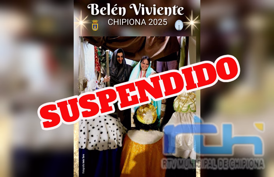 Suspendido el Belén Viviente de este domingo en Chipiona a causa del mal tiempo