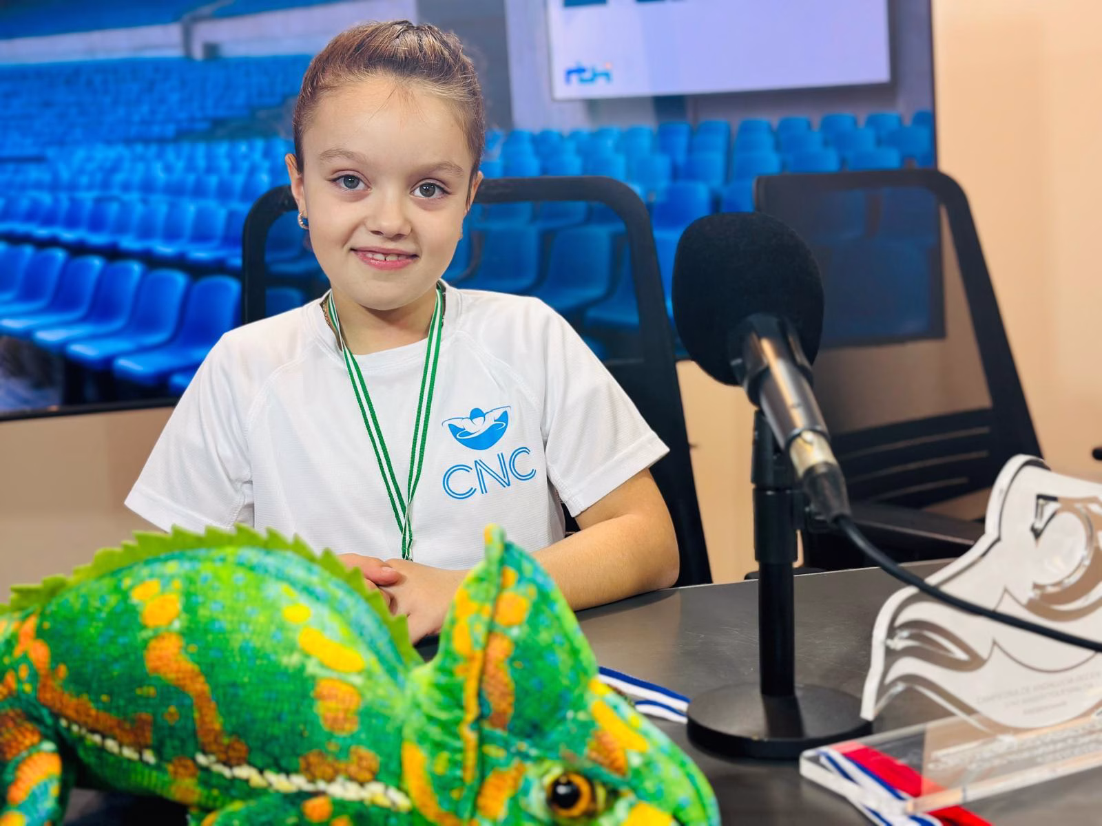 Claudia Rocío Pérez, una pequeña campeona asoma en el Club Natación Caepionis