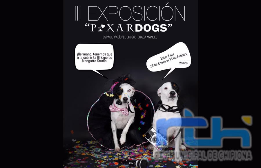 Últimos días para ver en la sala Espacio Vacío la exposición canina ‘Pixar Dogs’