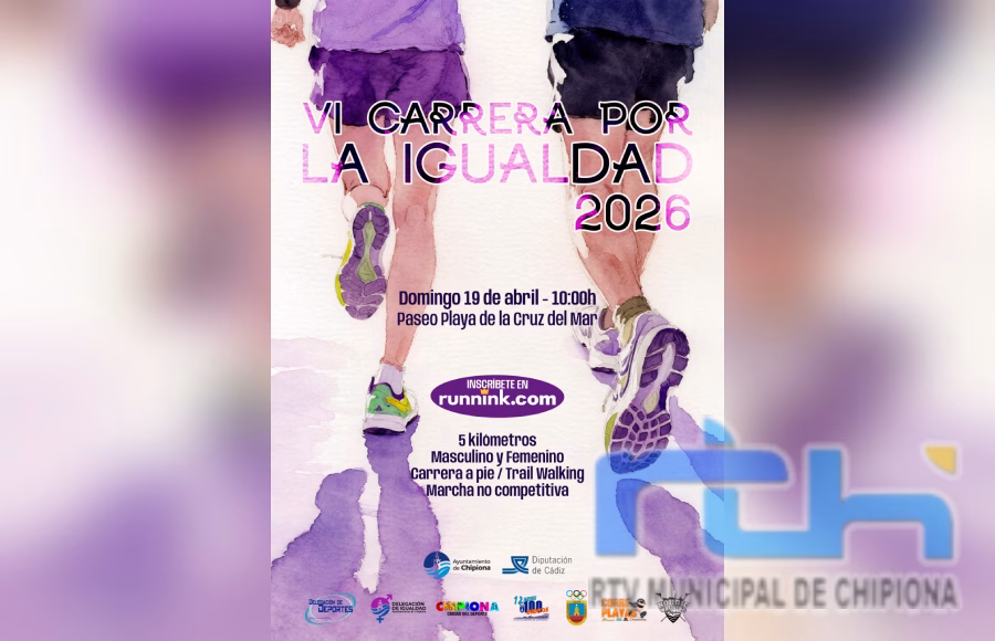 Recuerdan que siguen abiertas las inscripciones para la Carrera por la Igualdad de Chipiona