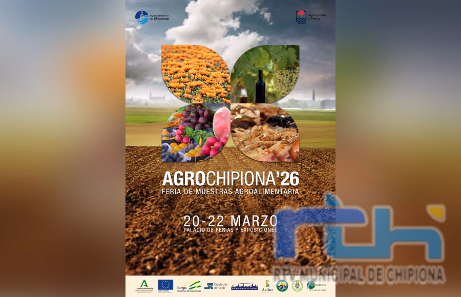 Joaquín Camacho Márquez, Dolores Torreño Mellado y Flores Santamaría recibirán los galardones de Agrochipiona 2026