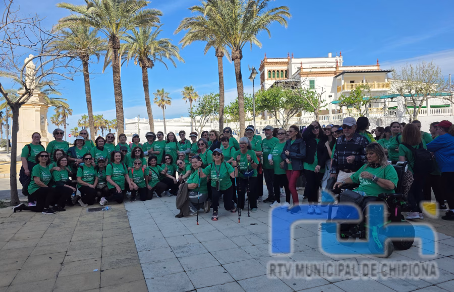 Una marcha ha abierto hoy las actividades de concienciación sobre el cáncer de colon en Chipiona
