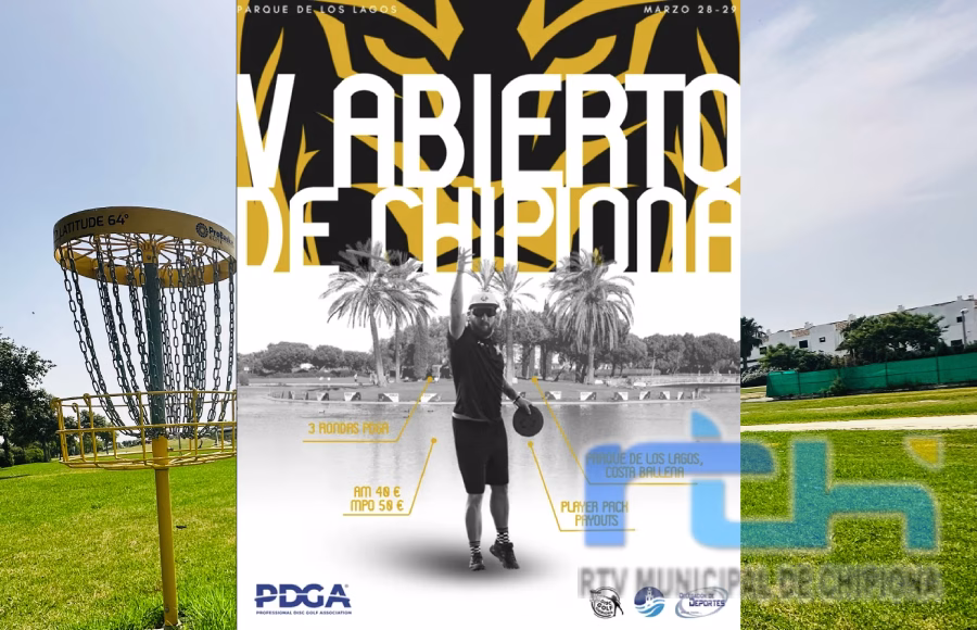 El campo Los Lagos de Costa Ballena Chipiona reunirá este fin de semana a 30 jugadores en el Torneo de Disc Golf 2026