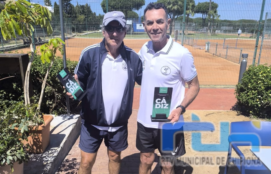 El chipionero Manuel Massip se impone en el Campeonato Provincial de Tenis +65 celebrado en Chiclana