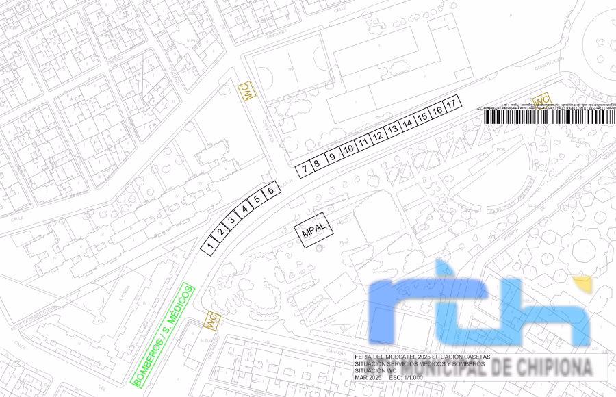 Chipiona ultima los detalles para que mañana se inaugure su Feria del Moscatel