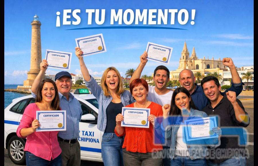 El Ayuntamiento de Chipiona abre el plazo para presentar solicitud para obtener el certificado de conductor de taxi