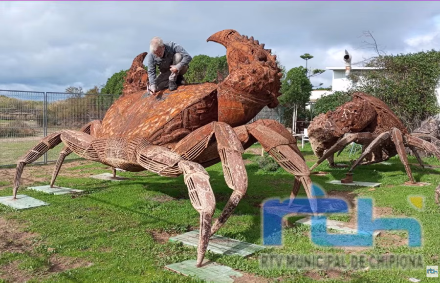 El conjunto escultórico ‘Cangrejos en el litoral’ de Alfredo Zarazaga se trasladará al Palacio de Ferias y Exposiciones el 15 de mayo