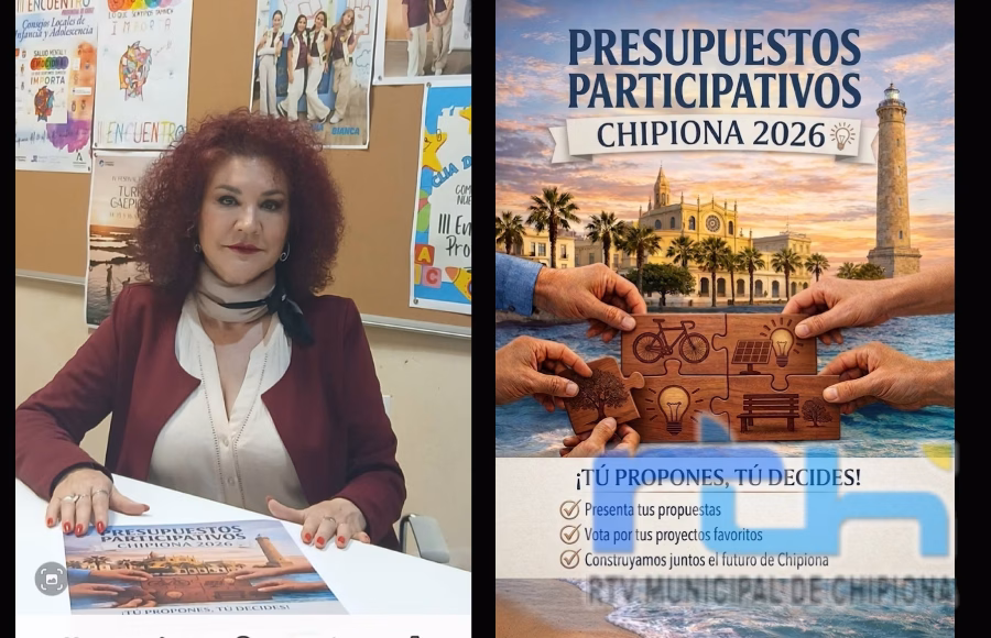 Mañana abre el plazo de presentación de solicitudes para formar parte del Grupo Motor de los Presupuestos Participativos de Chipiona