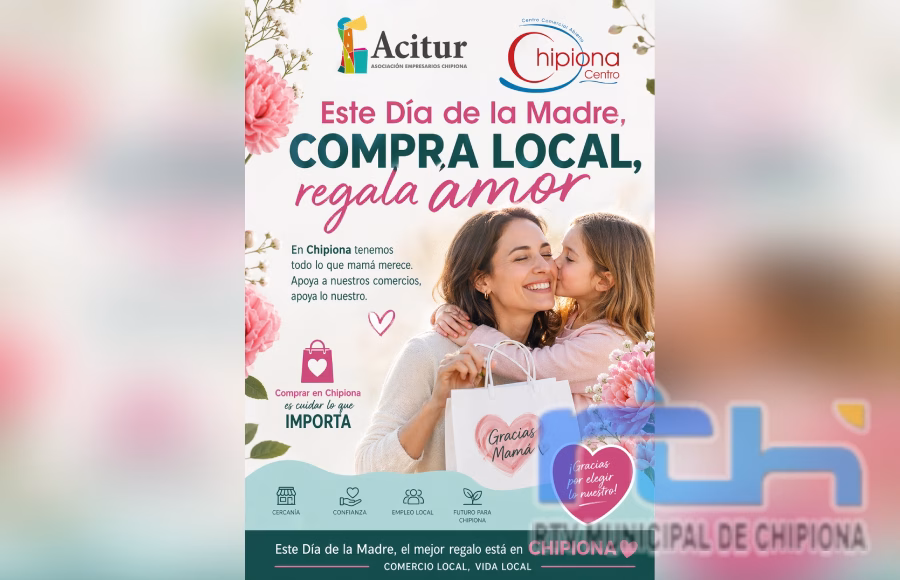 ACITUR y Centro Comercial Abierto impulsan una campaña para fomentar las compras en el comercio local en el Día de la Madre