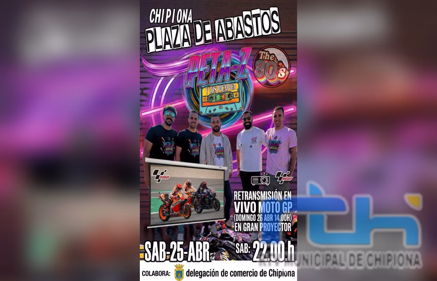 Chipiona se prepara para un fin de semana lleno de ambiente, motor y gastronomía en la Plaza de Abastos