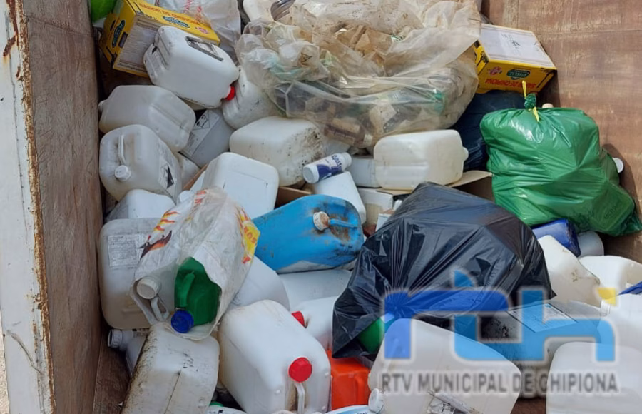 Realizada hoy en Chipiona una nueva recogida de envases de uso agrícola profesional