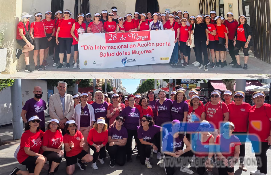 Chipiona conmemora el Día de Acción por la Salud de las Mujeres con una marcha y un flashmob