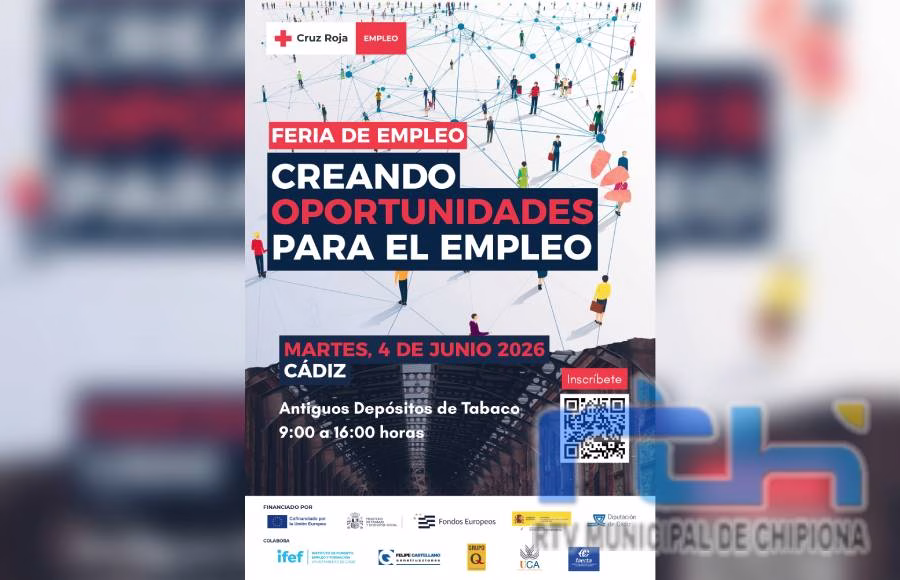 Cruz Roja organiza para el 4 de junio su Feria del Empleo para impulsar la inserción laboral y el contacto entre empresas y candidatos