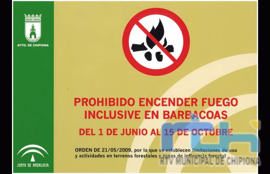 La Junta prohíbe el uso del fuego en los espacios forestales y de influencia forestal de Andalucía