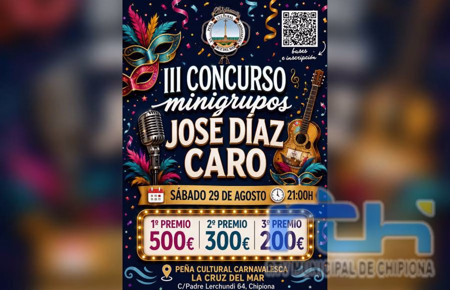 La Peña La Cruz del Mar abre las inscripciones de su concurso de minigrupos de carnaval ‘José Díaz Caro’