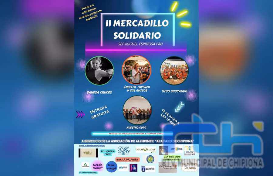 El Centro de Educación de Adultos Miguel Espinosa Pau organiza un mercadillo solidario a beneficio de AFA Faro de Chipiona